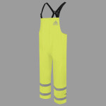 Men's Hi-Visibility Flame-Resitant Rain Bib Overall - 13 oz.