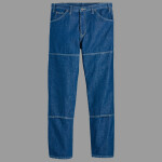 Men's Extended Sizes Industrial Double Knee Jeans