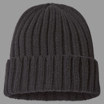 Sustainable Cable Knit Cuffed Beanie