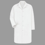 Unisex Gripper Front Lab Coat
