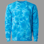 Unisex Midweight Tie-Dyed Crewneck Sweatshirt