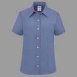 Women's Short Sleeve Stretch Oxford Shirt
