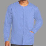 Unisex WorkFlex Snap Front Scrub Jacket
