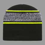 USA-Made Variegated Striped Beanie