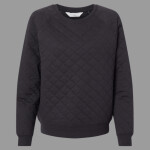 Women's Quilted Crewneck Pullover