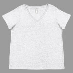 Women's Curvy Collection Fine Jersey V-Neck Tee