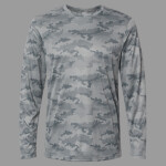 Unisex Pompano Performance Camo Long Sleeve T-Shirt