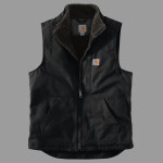 Sherpa Lined Mock Neck Vest