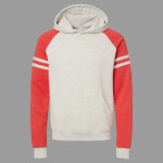 Unisex Nublend® Varsity Colorblocked Raglan Hooded Sweatshirt