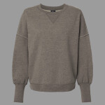 Women's Sueded Fleece Crewneck Sweatshirt