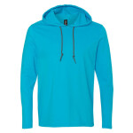 Unisex Softstyle® Lightweight Hooded Long Sleeve T-Shirt