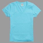 Women's Garment-Dyed V-Neck T-Shirt