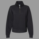 Women's Sueded Fleece Quarter-Zip Sweatshirt