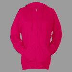 Unisex Beach Full-Zip Hooded Long Sleeve T-Shirt