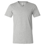 Unisex Heather CVC V-Neck Tee