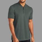 Stretch Pique Henley