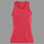 Ladies Poly/Spandex Solid Racerback Tank