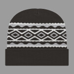 USA- Made Diamond Cuffed Beanie