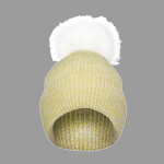 Faux Fur Pom Beanie