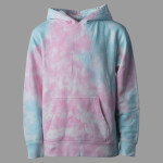 Youth Midweight Tie-Dyed Hooded Sweatshirt