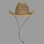 OTTO CAP Straw Cowboy Hat w/Adjustable Cord
