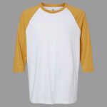 Unisex CVC Three-Quarter Sleeve Tee