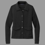 Women's Mid Layer Stretch Button Jacket
