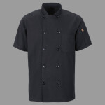 Mimix™ Short Sleeve Chef Coat with OilBlok