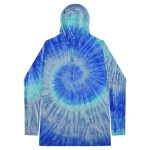 Unisex Tie-Dyed Hooded Long Sleeve T-Shirt