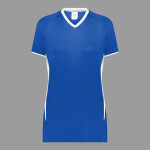 Ladies Cutter+ V-Neck Jersey