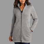 Women's Arc Sweater Fleece Long Jacket