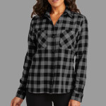 Women's Plaid Flannel Shirt
