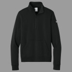 Women's Club Fleece Sleeve Swoosh 1/2 Zip