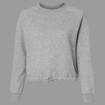 Women's Relaxed 3-End Boxy Fleece Crewneck Sweatshirt