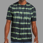 Allover Stripe Tie Dye Tee