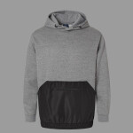 Unisex Mixed Media Hooded Sweatshirt
