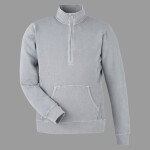 Unisex Pigment-Dyed Fleece Quarter-Zip Pullover