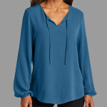 Women's Textured Crepe Blouse