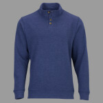 Men's French Terry Button Pullover
