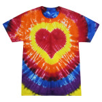 Unisex Shapes Tie-Dyed T-Shirt