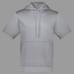 Unisex Fleece Short Sleeve Hooded Pullover