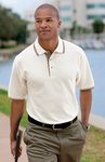 Port Authority® - Silk Touch™ Polo with Stripe Trim. K501 