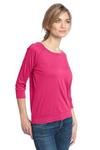 District Made™ - Ladies Modal Blend 3/4-Sleeve Raglan DM482 