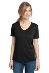 District Made™ - Ladies Modal Blend Relaxed V-Neck Tee. DM480 