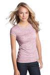District® - Juniors Extreme Heather Cap Sleeve Crew Tee. DT2000 