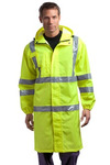 CornerStone® - ANSI Class 3 Long Waterproof Rain Coat. CSJ23